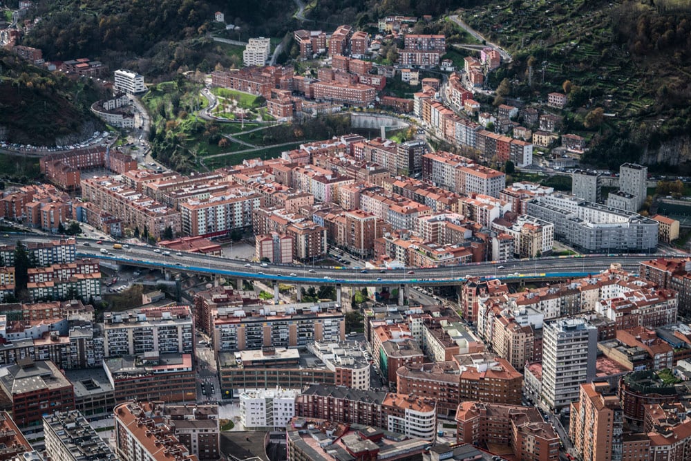 El viaducto de Rekalde.