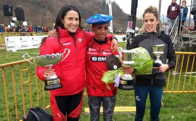 Elena Loyo, Trihas Gebre y Maitane Melero.