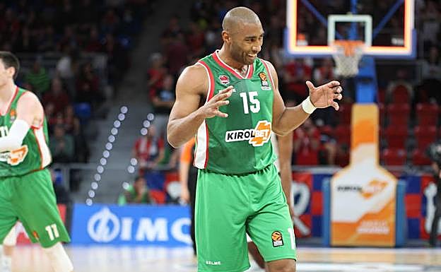 Jayson Granger, durante un duelo de Euroliga ante el Panathinaikos correspondiente a la presente temporada.