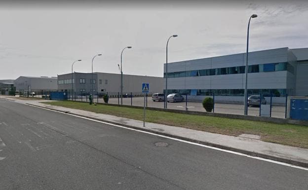 La empresa asaltada se ubicaba en el polígono industrial de Lantarón.