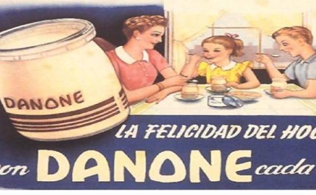 Imagen de una campaña publicitaria de la marca DANONE.