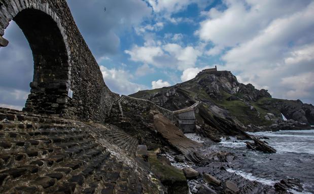 Vista de San Juan de Gaztelugatxe. 