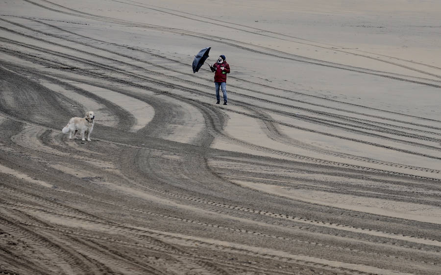 Playa de La Arena, en Zierbena.