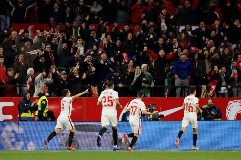 Sevilla y Barcelona se enfrentaron en la ida de octavos de final de la Copa del Rey, en el Sánchez Pizjuán.