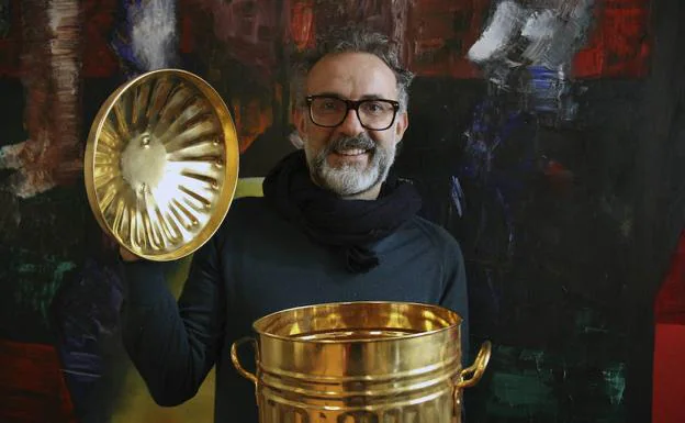 El chef italiano Massimo Bottura, de la Osteria Francescana. 