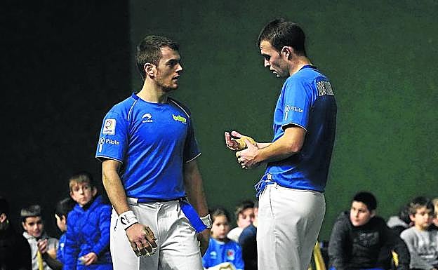 Laso y Aretxabaleta no tuvieron su día en el frontón de Markina.