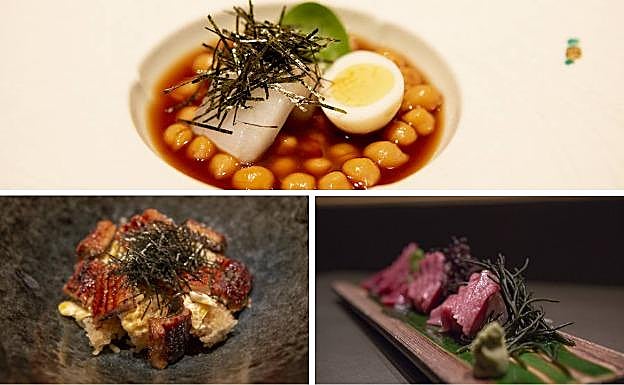 Tres de sus espectaculares creaciones. 