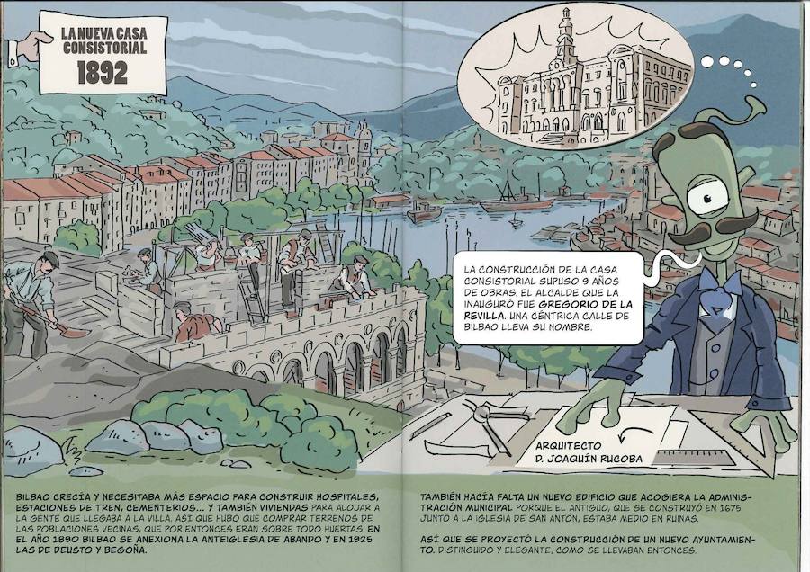 La historia de Bilbao en cómic:  &#039;Bilbao, un poco de historia&#039;