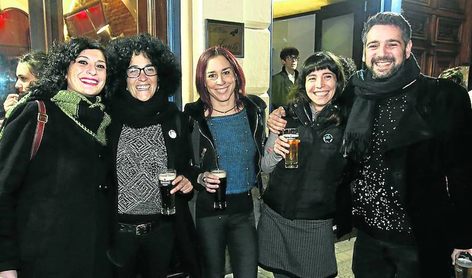 Laura Madonato, Patricia Ibáñez, Silvia del Río, Maider Moreno y Pablo Castilla.