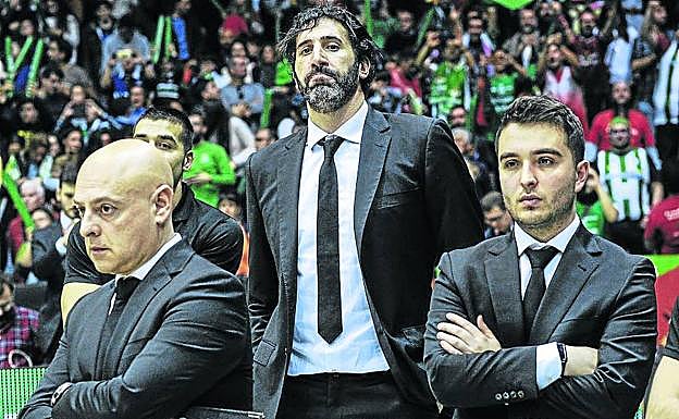 Mumbrú, durante el partido. 