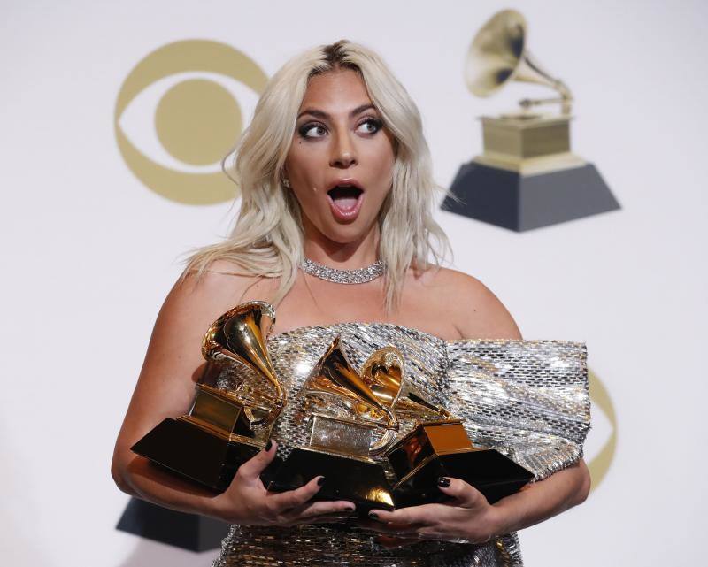 Lady Gaga fue una de las grandes premiadas.