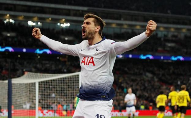 Llorente tras marcar el 3-0 para su equipo.