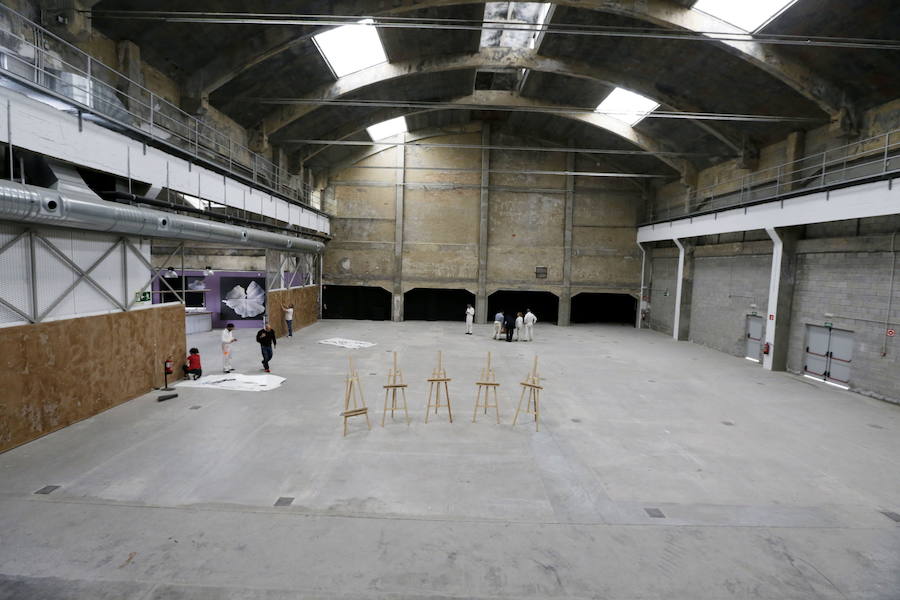 Interior del edificio Papelera de Zorrozaurre.