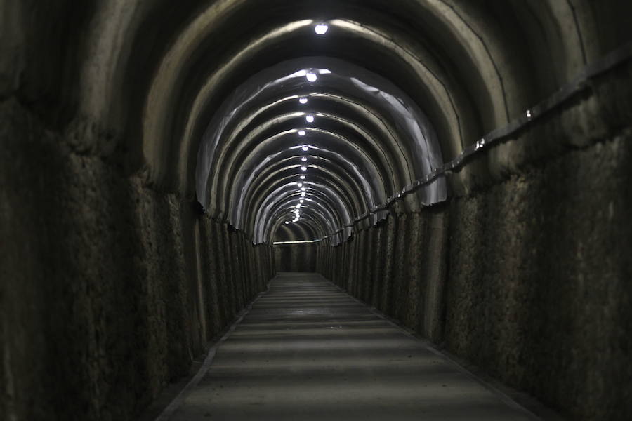Atauri tunela, Vasco-Navarro trenaren garraiorako balio zuena, berrituta.