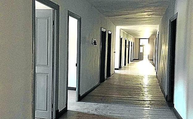 Imagen de uno de sus pasillos.