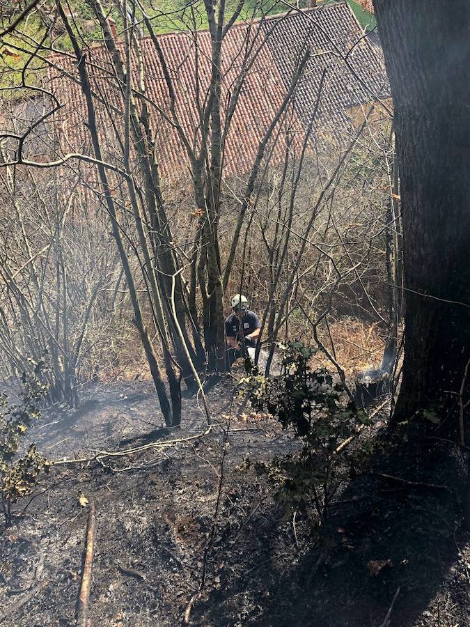 Fotos: El fuego abrasa Cantabria