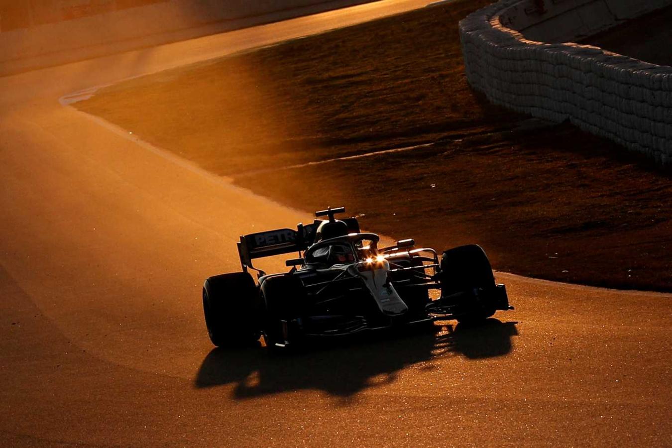 Fórmula 1. El coche de Lewis Hamilton, en el circuito de Montmeló