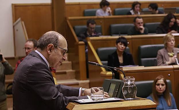 Darpón, en una intervención en el Parlamento. 