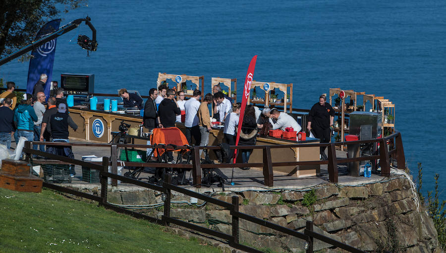 Diputación de Bizkaia consigue que graben un capítulo de la nueva temporada en las inmediaciones del restaurante Eneperi