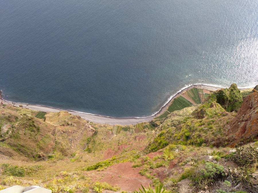 La caída desde el mirador es realmente espectacular.