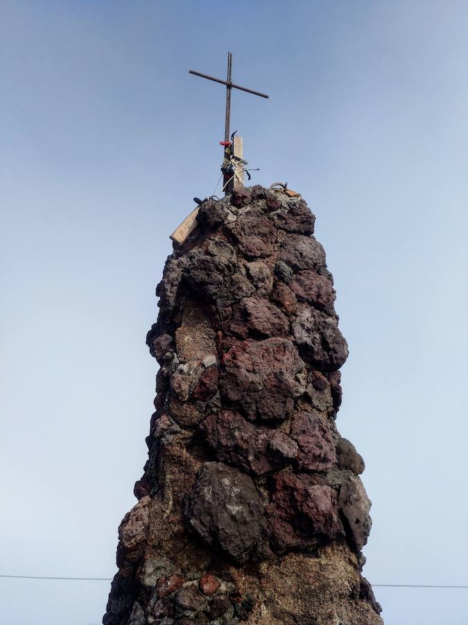 La cima del Pico Ruivo (1.862 metros)