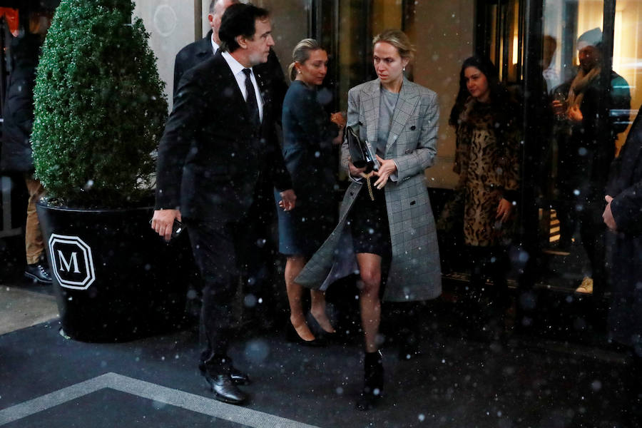 La diseñadora Misha Nonoo también visitó a la duquesa. 