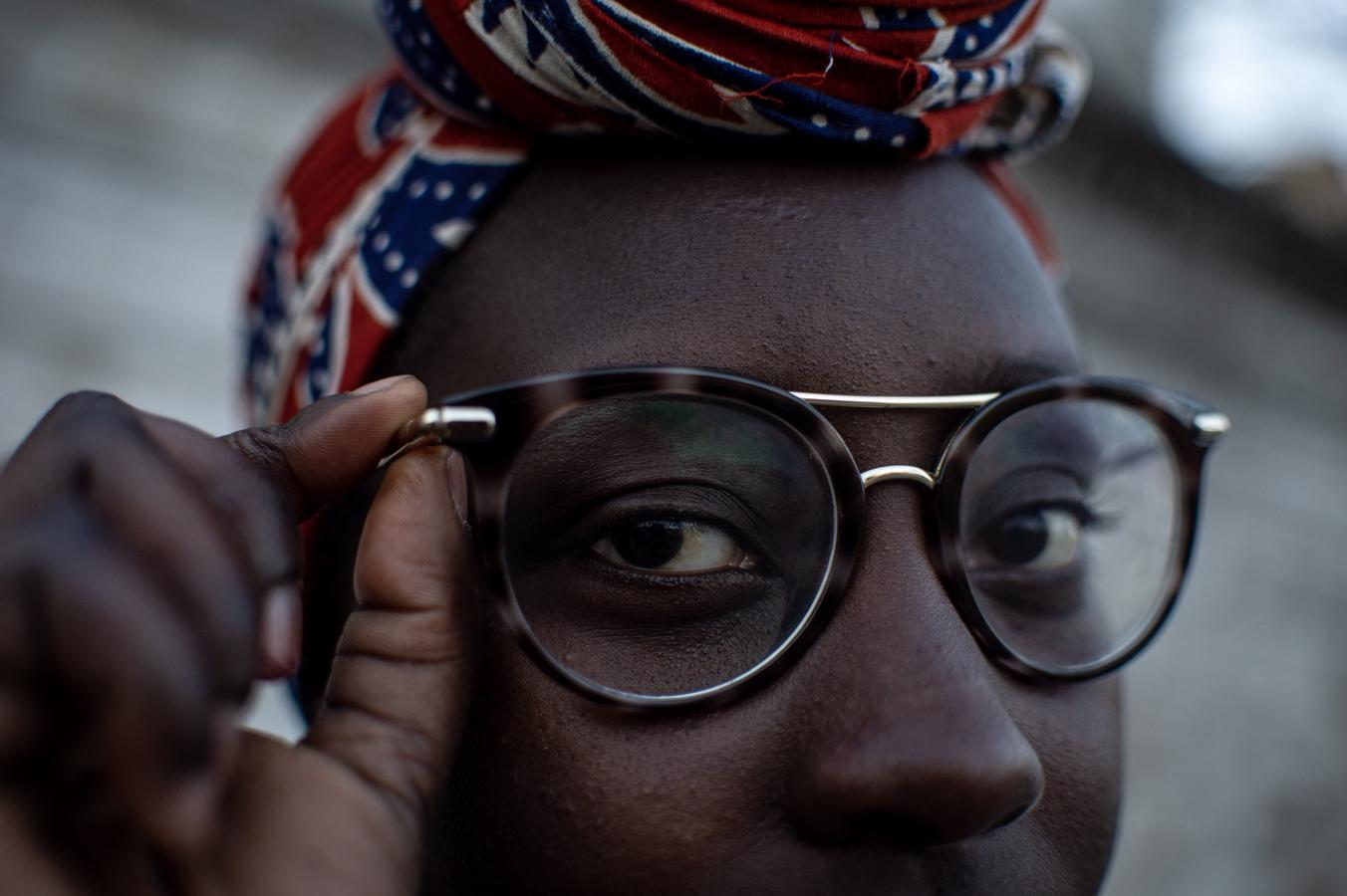 Bousso Dieng (estudiante de Comunicación Audiovisual y Publicidad, 21 años) define su estilo como «mitad africano, mitad vasco».