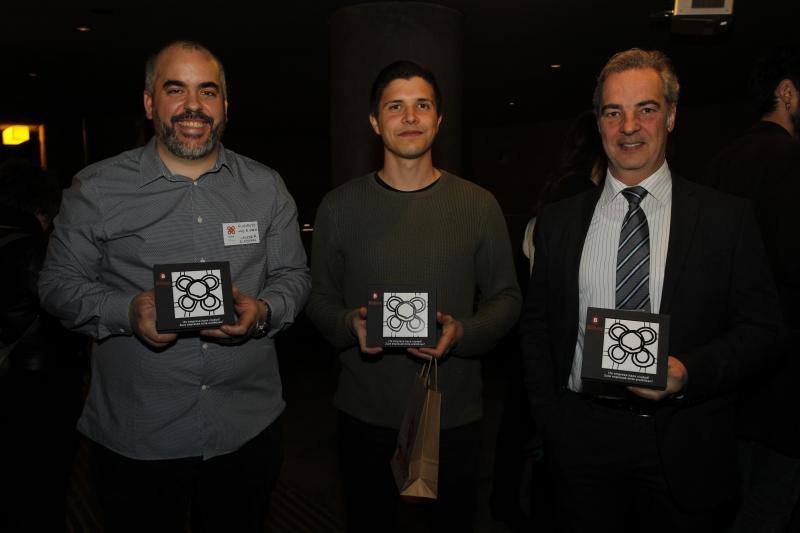 Lander Olabarria, Sergio Marcos y Sergio Prieto. 