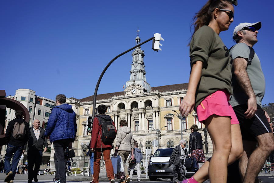 Fotos: Buen tiempo y polen en el veranillo de febrero