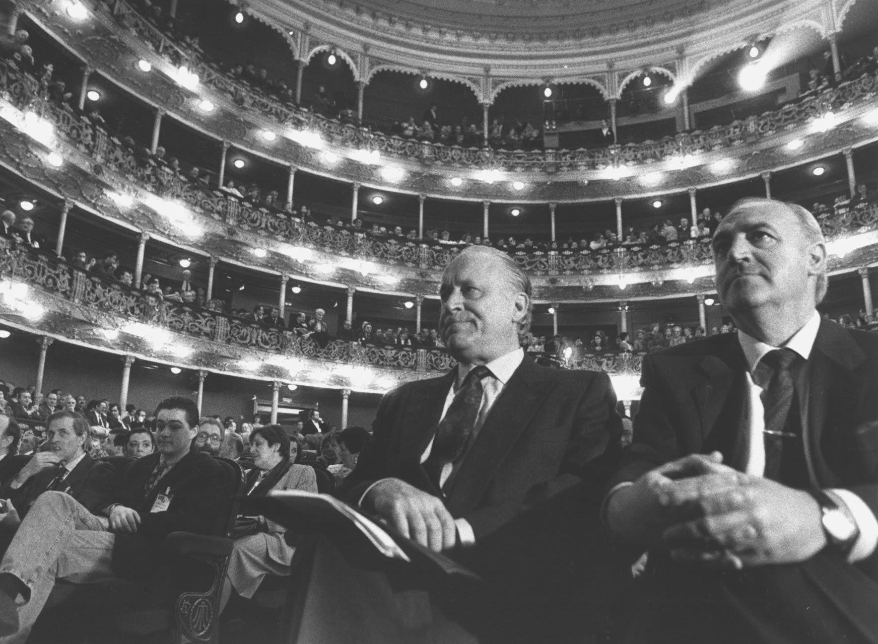 Asamblea Nacional del PNV celebrada en el Teatro Arriaga de Bilbao en 1992.