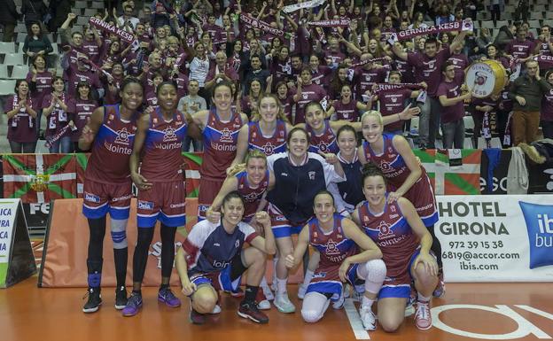 Primer partido copero de la historia del club y victoria. Sucedió dos años atrás en Girona, donde afición y equipo fueron uno.