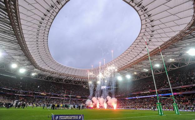 El estadio bilbaíno fue sede de las finales europeas de rugby la pasada primavera. 