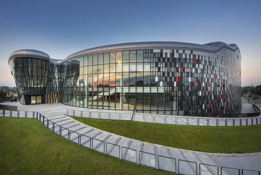 El centor de congreso de la ciudad polaca de Cracovia. 