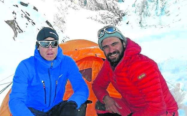 Daniele Nardi, a la izquierda, y Tom Ballard en el Nanga Parbat. 