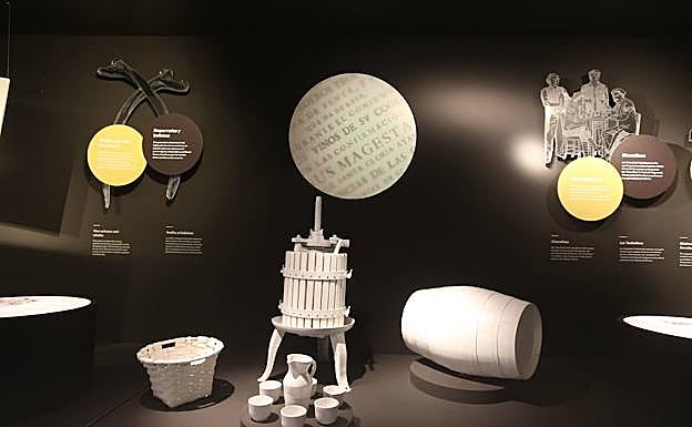 Herramientas para elaborar txakoli.