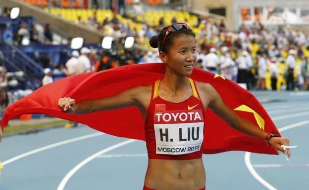 La marchadora china Liu Hong. 