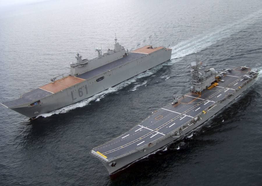 El más grande buque de guerra de la Armada arribará a Getxo el 22 de marzo y permanecerá atracado tres días