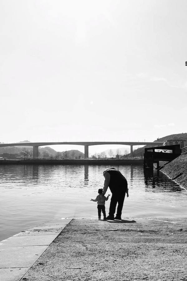 Finalista categoría 'La Ría y Barakaldo'. 'APRENDIENDO EN LA RÍA'. Autor: Laura Umaran García 