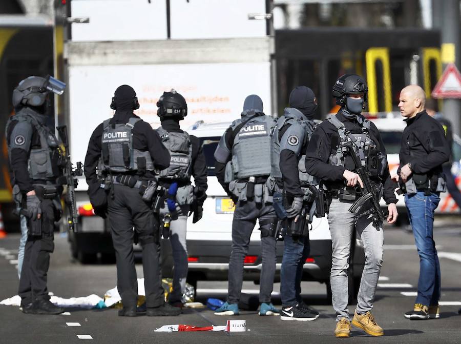 Fotos: Atentado contra un tranvía en la ciudad holandesa de Utrecht