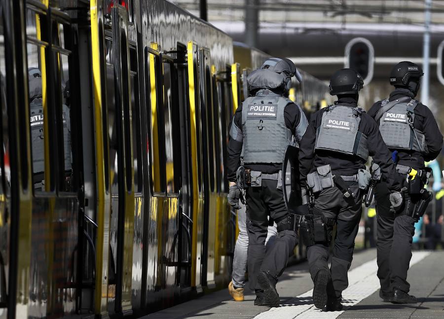 Fotos: Atentado contra un tranvía en la ciudad holandesa de Utrecht