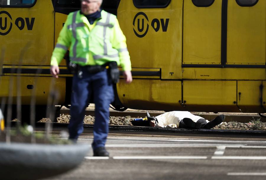 Fotos: Atentado contra un tranvía en la ciudad holandesa de Utrecht