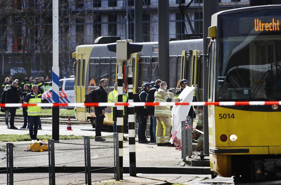 Fotos: Atentado contra un tranvía en la ciudad holandesa de Utrecht