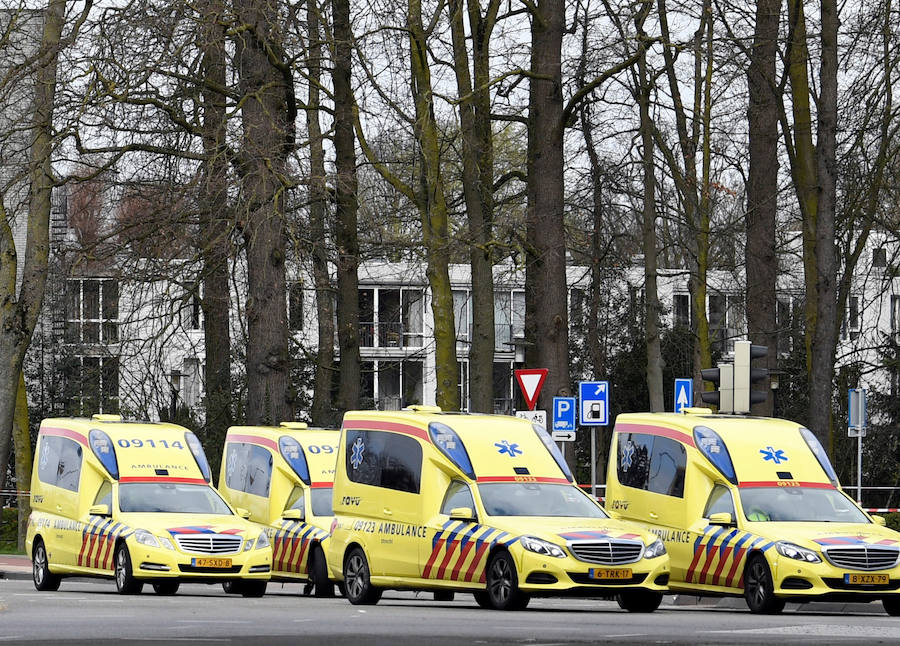 Fotos: Atentado contra un tranvía en la ciudad holandesa de Utrecht