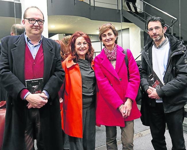 Pedro Ugarte, Elena Moreno Esther Zorrozua y Fernando Palazuelos. 