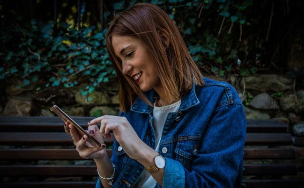 La instagramer Irantzu Rodríguez en la sesión fotográfica. 