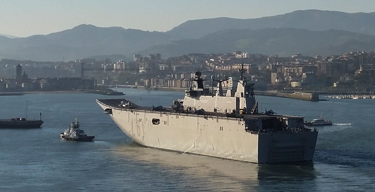 Fotos: El portaaviones &#039;Juan Carlos I&#039; llega a Getxo