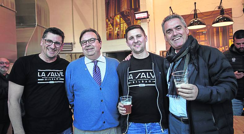 Ramón Escalante, Gorka Pérez-Yarza, Luis Cachón y Joseba Etxebarria.