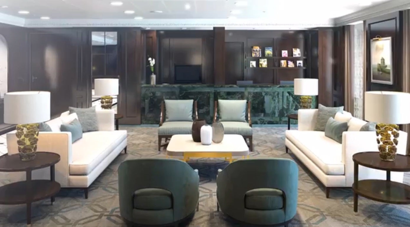 Fotos: Así es por dentro el crucero de lujo que dará la vuelta al mundo y parará en Getxo