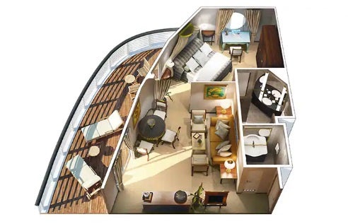 Fotos: Así es por dentro el crucero de lujo que dará la vuelta al mundo y parará en Getxo