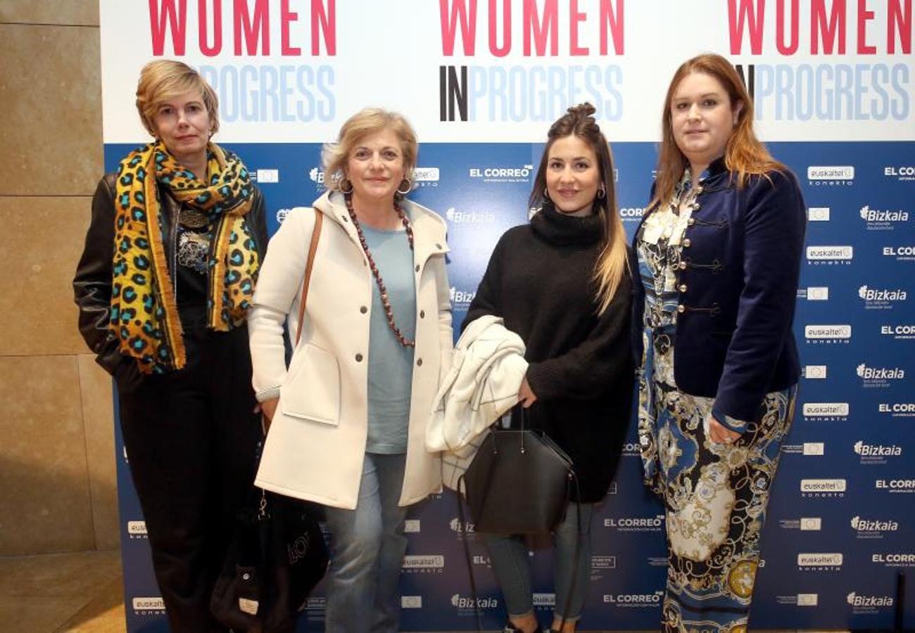 Olatz Basagoiti, Nekane Aróstegui, Ana Lorente y Montse Pascual. 